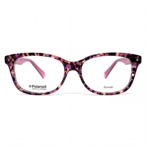 Polaroid Pld D 321 Oval Eyeglasses for Women — front view, Plastic