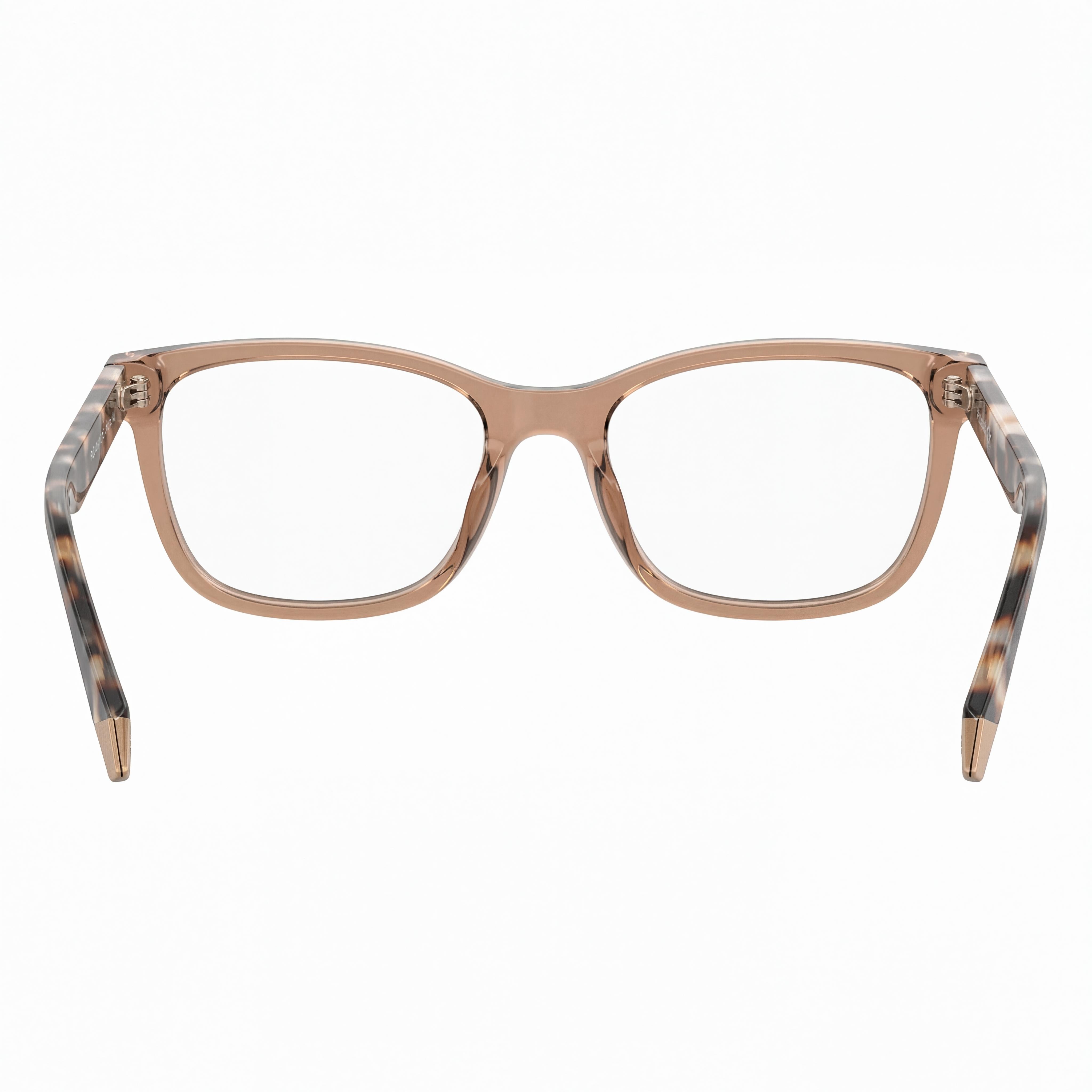 Polaroid PLD D338 Beige Rectangle Eyeglasses for Women, Acetate 54mm, Photo 4