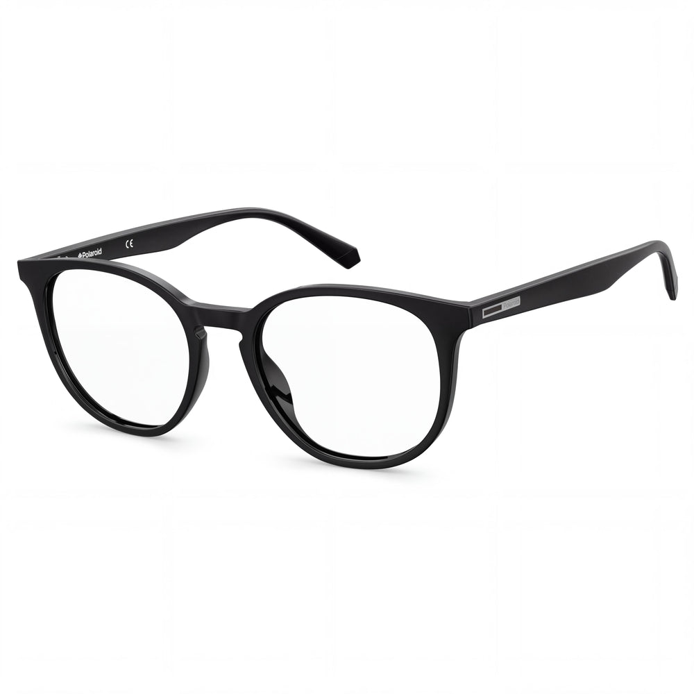 Polaroid Pld D381 Black Oval Eyeglasses Unisex, Polyamide frame
