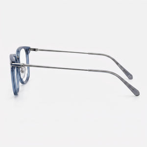 Polaroid PLD D384G Square Eyeglasses for Men — front view, Plastic