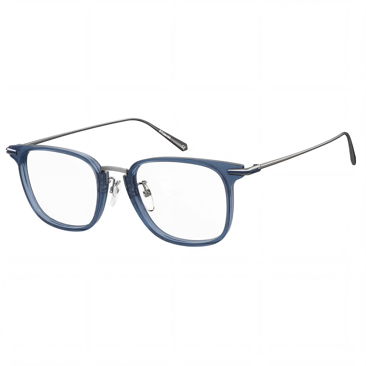 Polaroid PLD D384G Blackue Grey Square Eyeglasses for Men, Photo 1