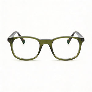 Polaroid Pld D424 Square Eyeglasses for Men — front view, Plastic