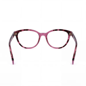 Polaroid PLD D432 Cat Eye Eyeglasses Women — side view, Pink Injected temples