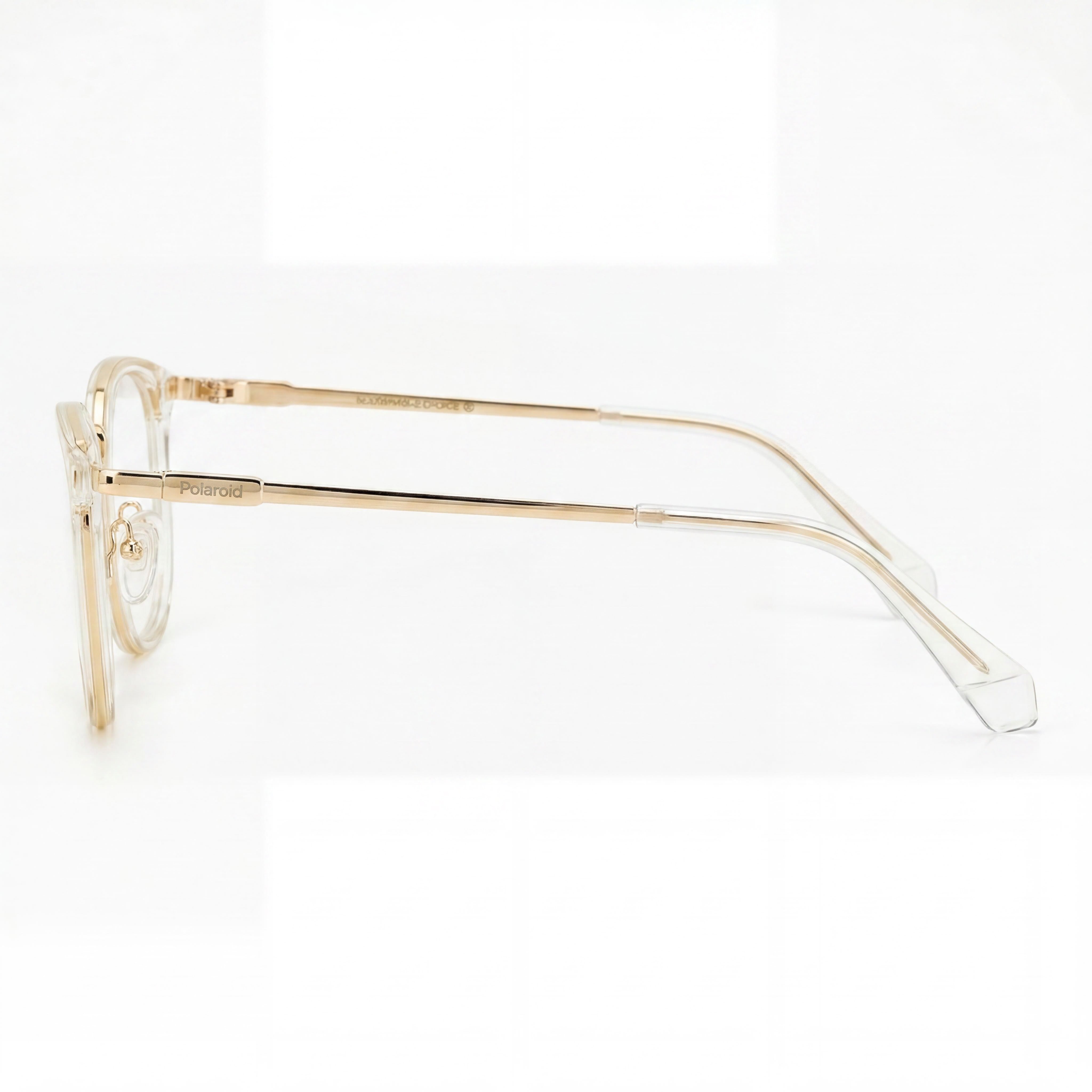 Gafas ópticas Polaroid Pld D439/G para mujer, montura inyectada en dorado cristal, ancho de lente de 52 mm, Photo 2