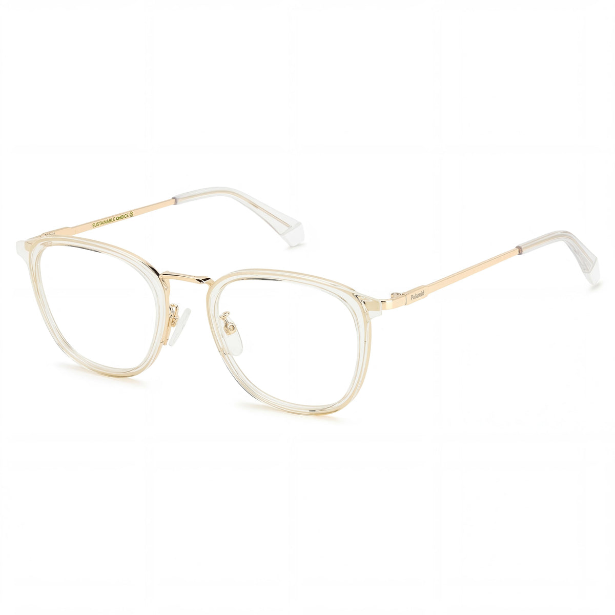 Gafas de sol cuadradas Polaroid Pld D439/G Crystal Gold para mujer, 52 mm, Photo 1