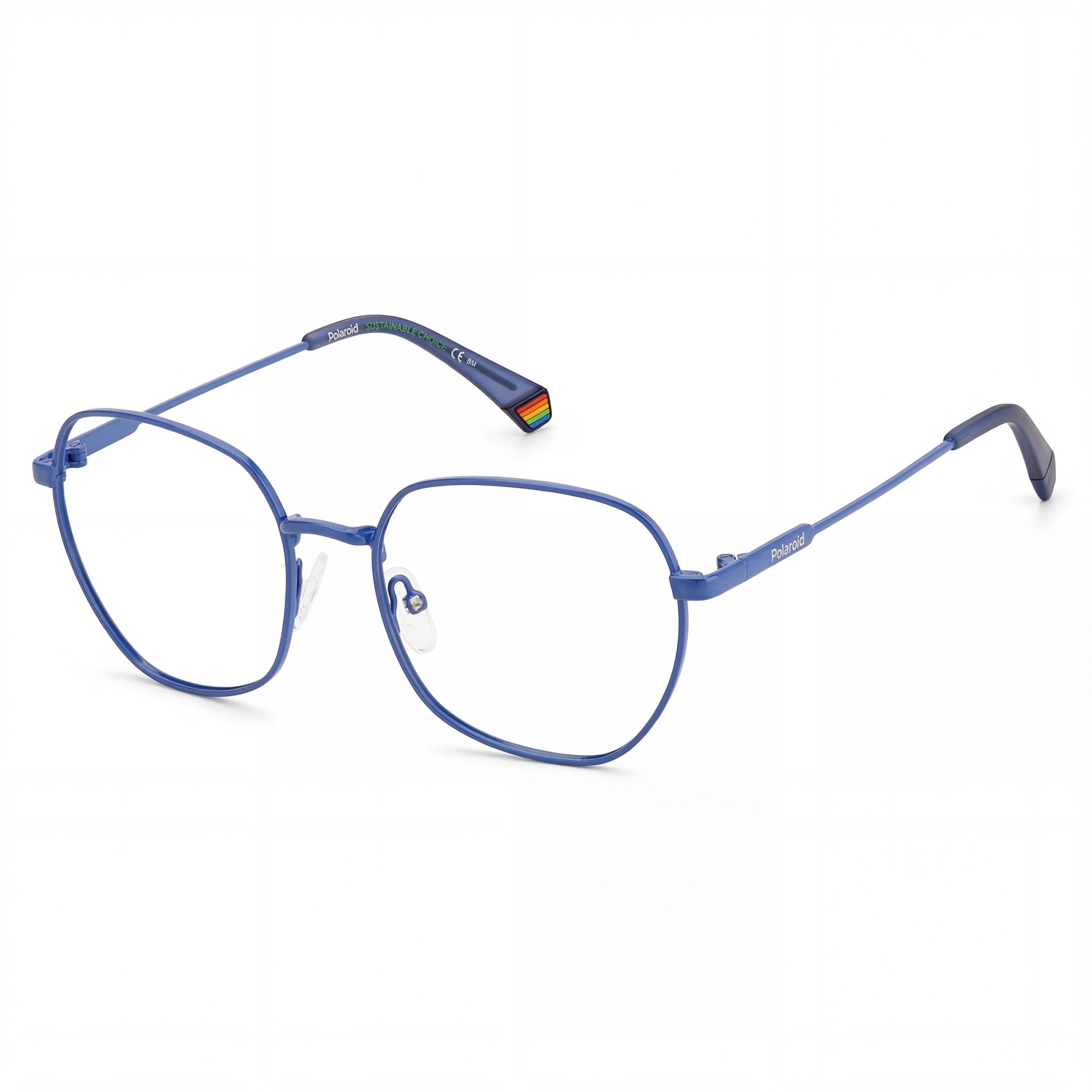 Polaroid Pld D450 Azure Square Eyeglasses for Women, Metal 54mm, Photo 1