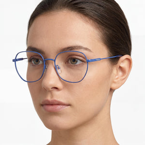 Polaroid Pld D450 Blue Eyeglasses Women — lifestyle wear, office and reading
