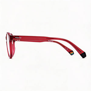 Polaroid Pld D452 Round Eyeglasses Unisex — front view, Injected