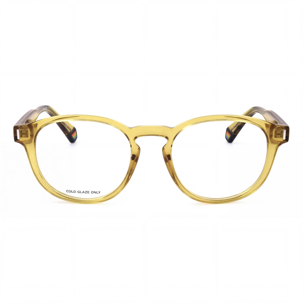 Polaroid PLD D452 Round Eyeglasses Unisex — front view, Injected