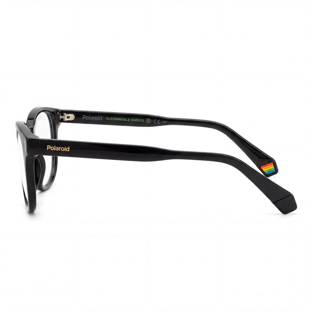 Polaroid PLD D453 Square Eyeglasses Unisex — front view, Plastic