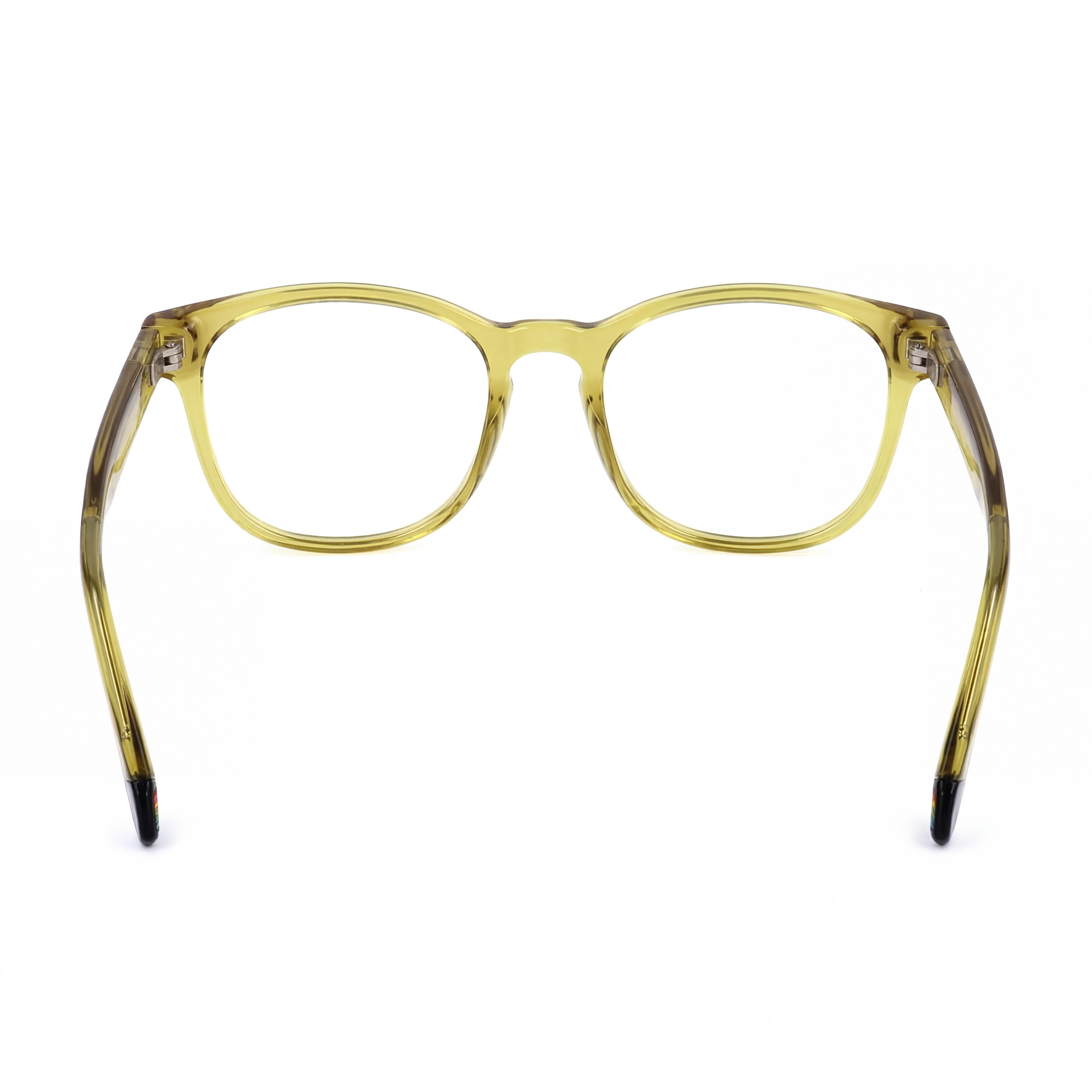 Polaroid PLD D453 Yellow Round Unisex Eyeglasses, Acetate, Photo 3