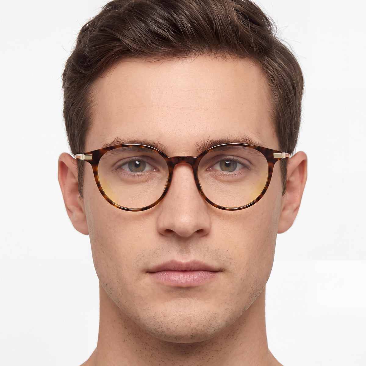 Polaroid PLD D461/G Havana Round Eyeglasses for Men, 50mm, Photo 4