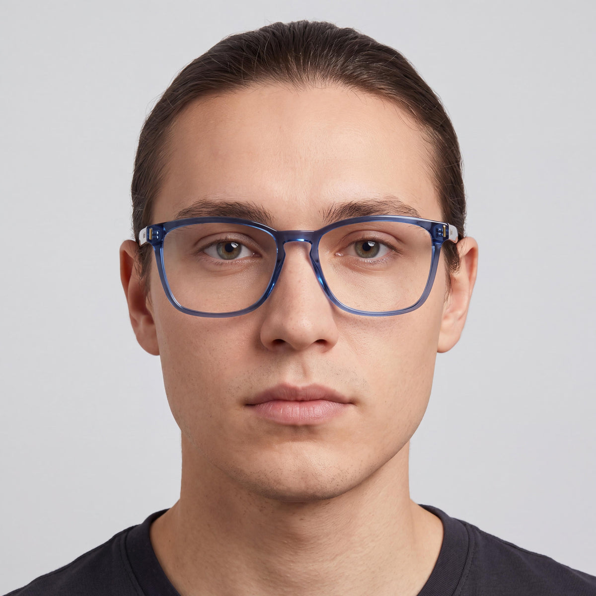Polaroid Pld D462 Blue Rectangle Eyeglasses Unisex, 54mm, Photo 3