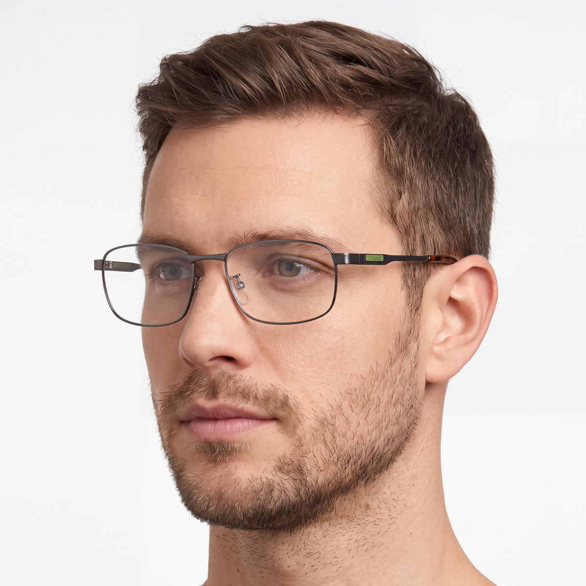 Polaroid Pld D480/G Dark Ruth Rectangle Eyeglasses for Men, 57mm, Photo 5
