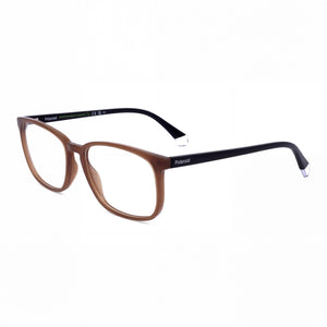 Polaroid PLD D488 Black Rectangle Eyeglasses for Men, Plastic frame