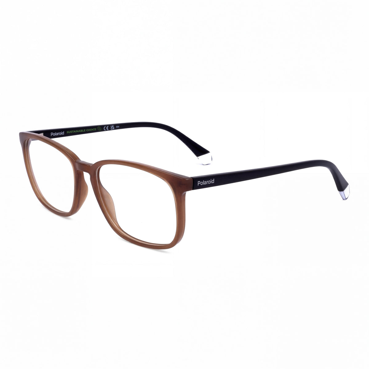 Polaroid PLD D488 Gafas Rectangulares Negras para Hombre, Plástico 56mm, Photo 1