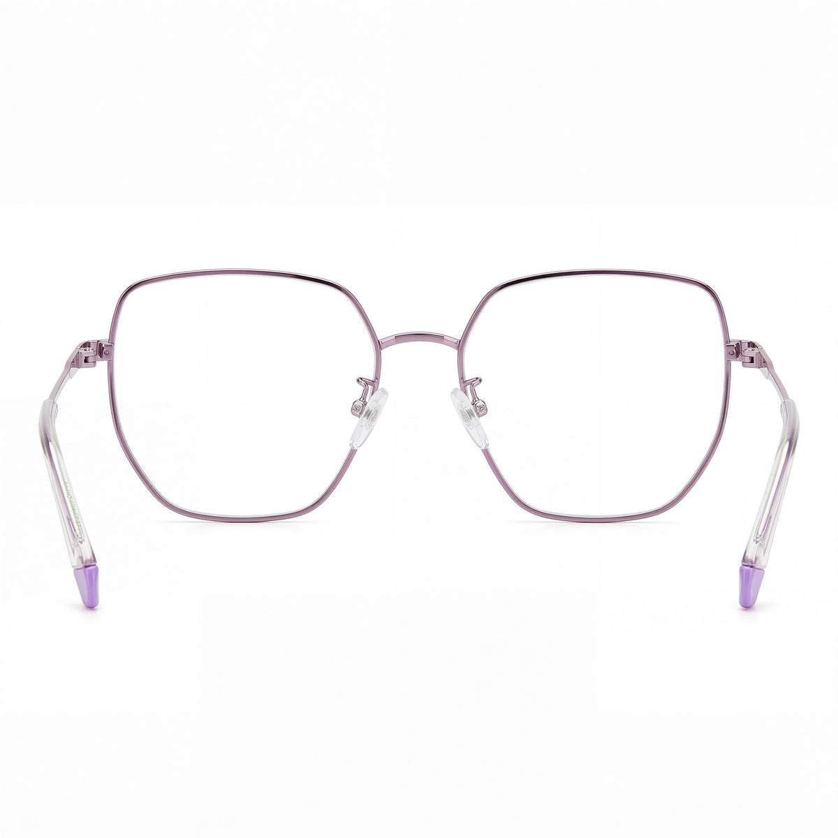 Polaroid Pld D508/G Lilac Square Eyeglasses for Women, 53mm, Photo 3