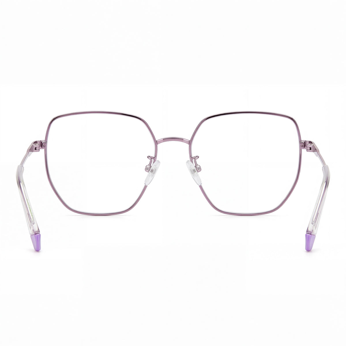 Polaroid Pld D508/G Lilac Rectangle Eyeglasses for Women, 53mm, Photo 3