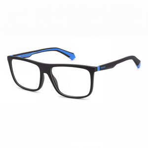 Polaroid Pld D516 Black Rectangle Eyeglasses Unisex, ECO POLYAMIDE frame