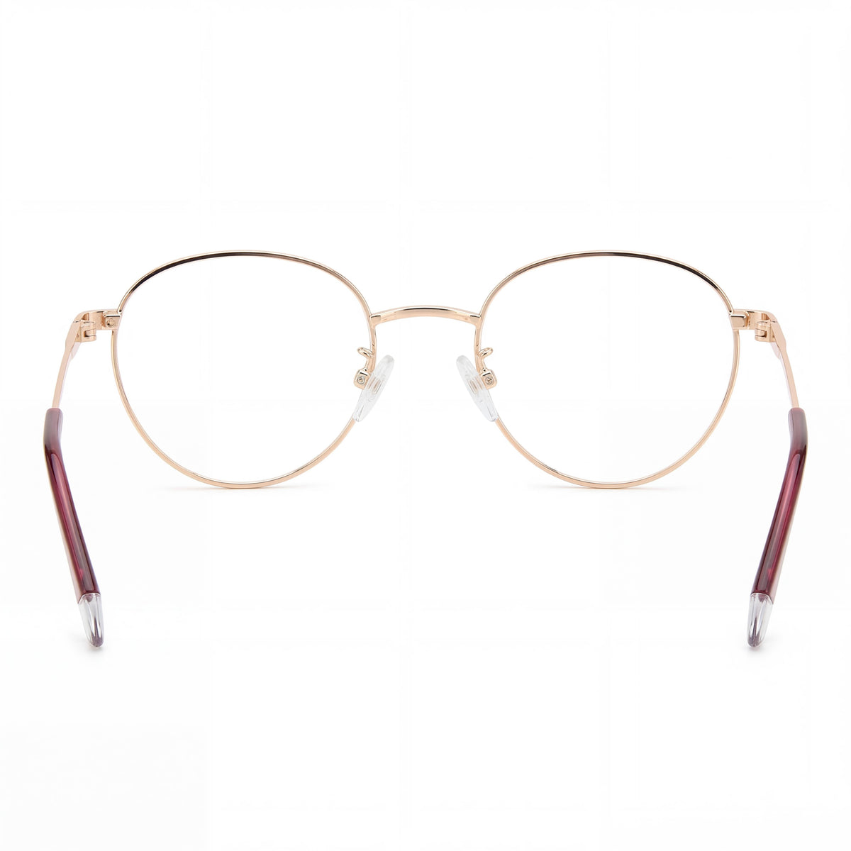 Polaroid PLD D522/G Gold Copper Rectangle Eyeglasses for Men, 49mm, Photo 4