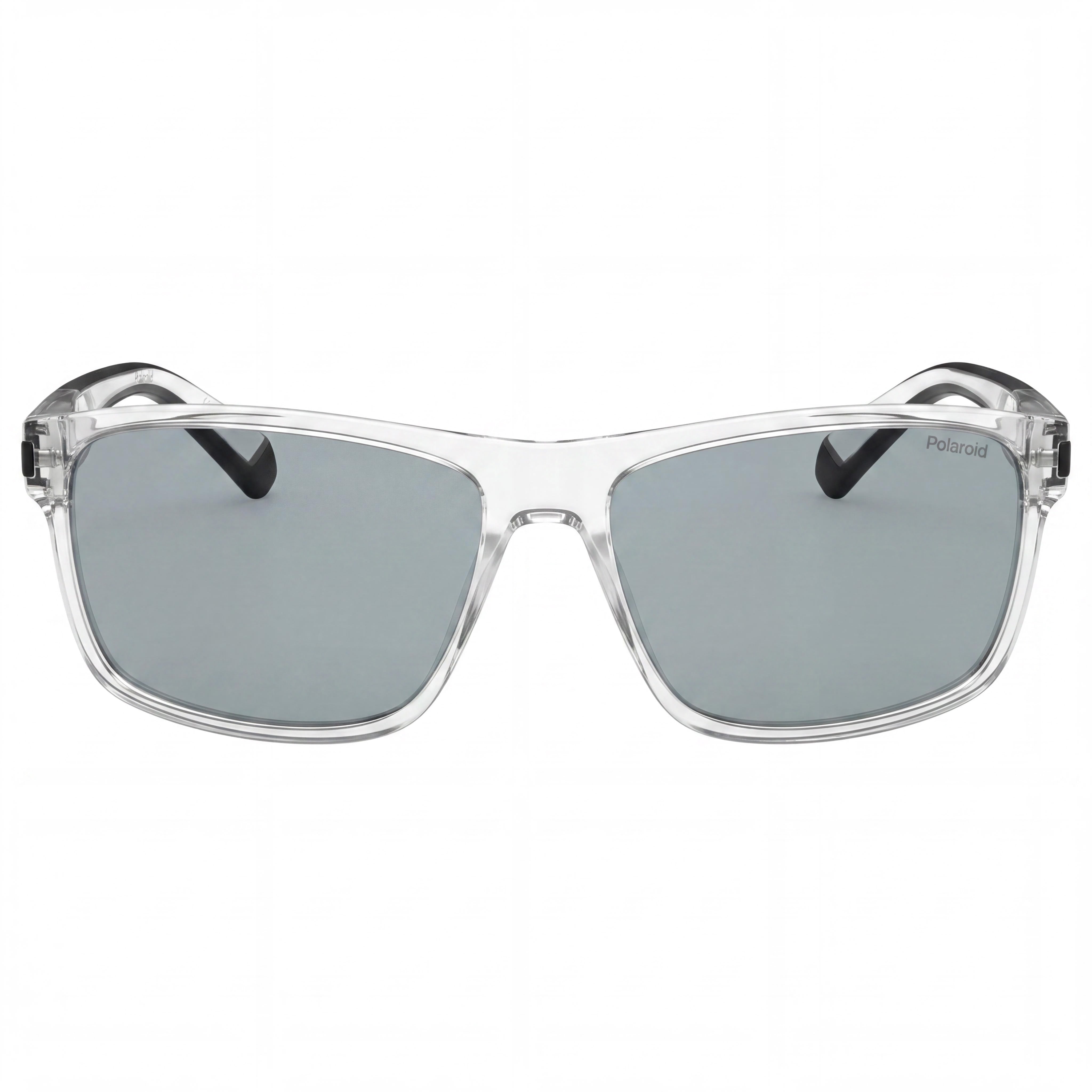 Gafas de sol polarizadas unisex Polaroid Crystal Black Rectangle, 58mm, Photo 2