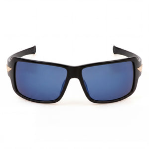 Police Casual Rectangle Sunglasses for Men — front view, Injected frame