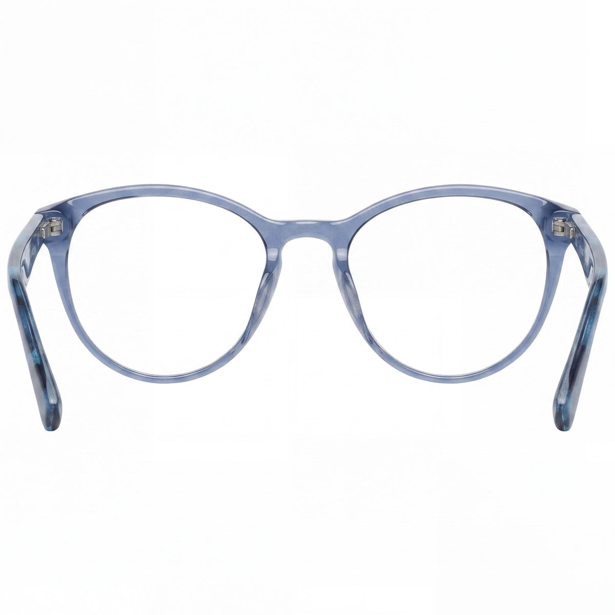 Police Casual Transparent Blue Oval Eyeglasses for Women, 50mm, Photo 4