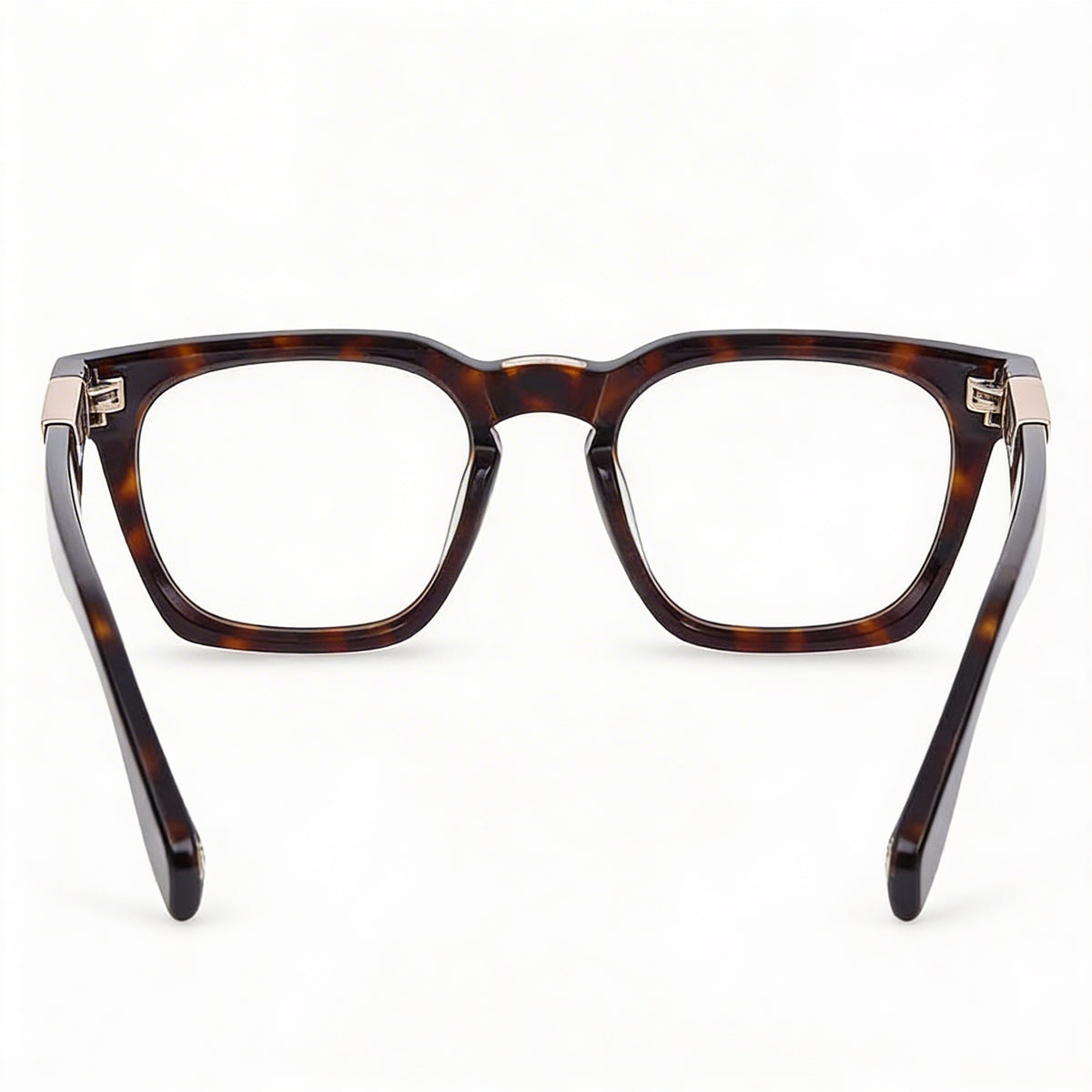 Gafas graduadas Police cuadradas de acetato negro brillante casual para hombre, 51 mm, Photo 3