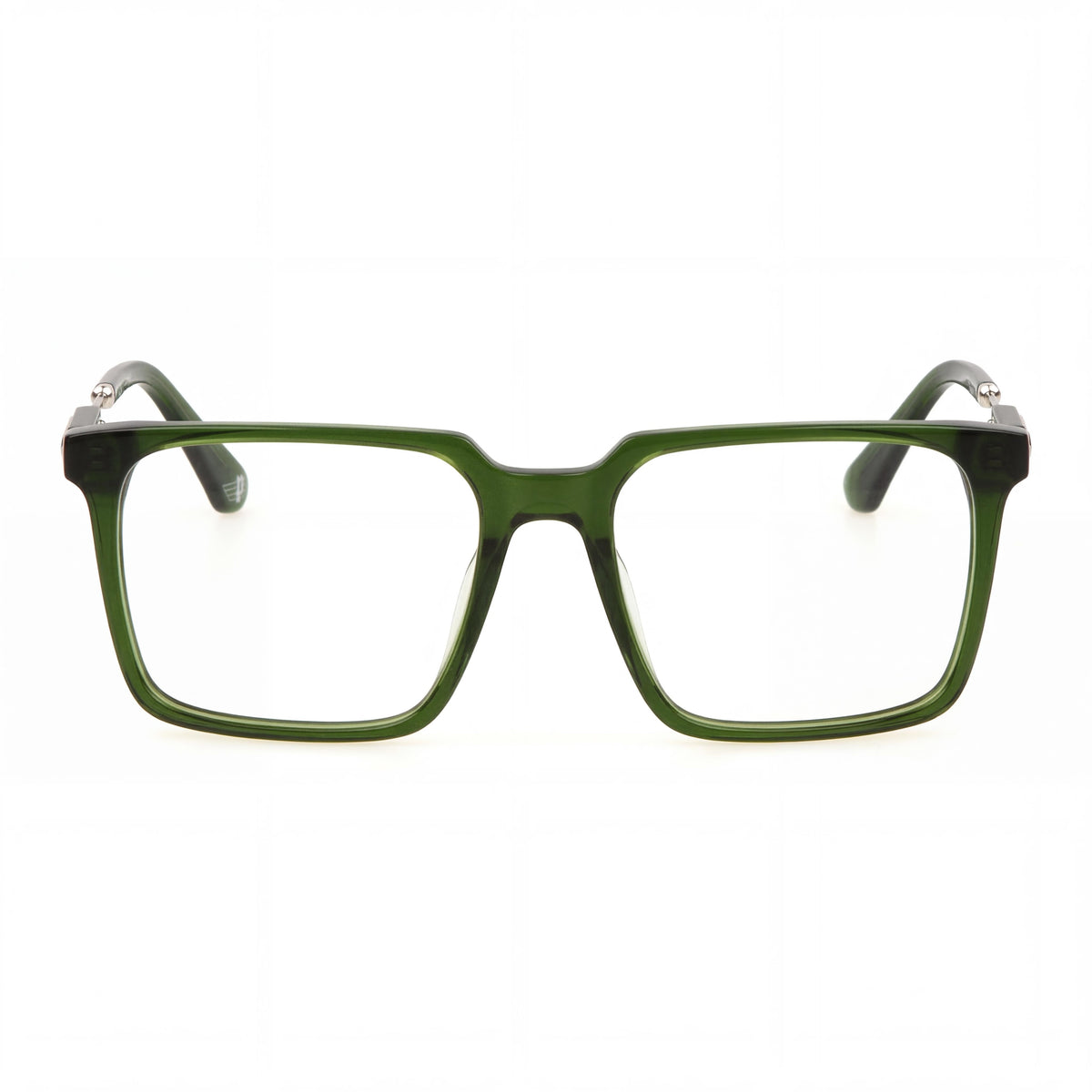 Gafas de acetato rectangulares verdes Police para hombre, Photo 2