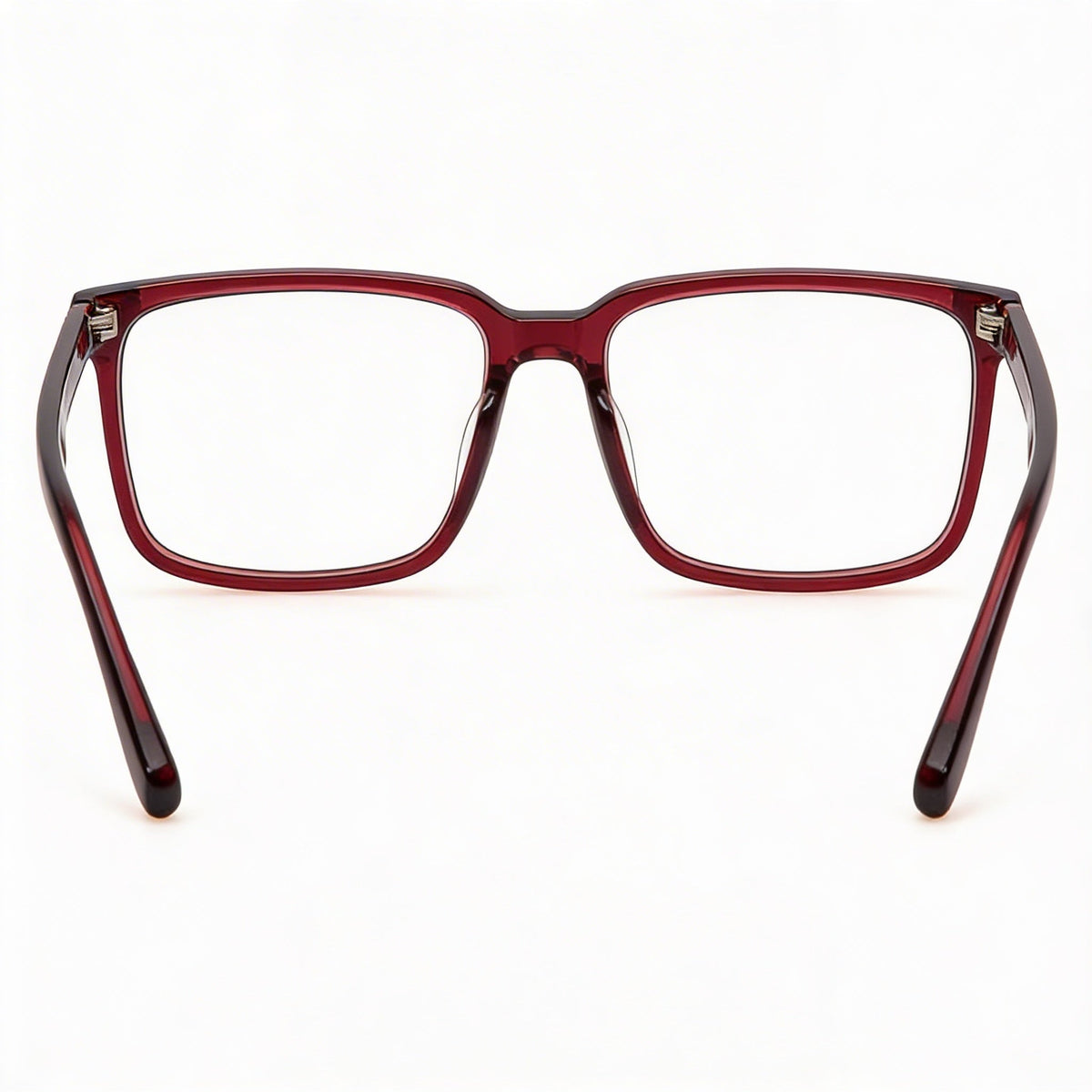 Gafas Rectangulares Rojas de Acetato Police para Hombre, 57mm, Photo 3