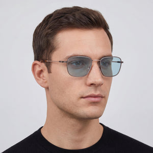 Police Silver Eyeglasses Men — lifestyle wear, museum visits and gallery days