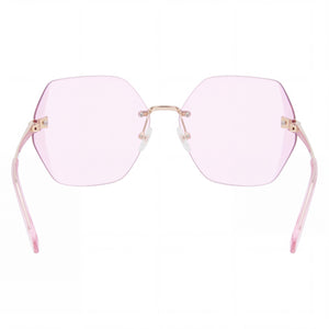 Police Spla19 Square Sunglasses Unisex — interior view, Non-Polarized lens detail