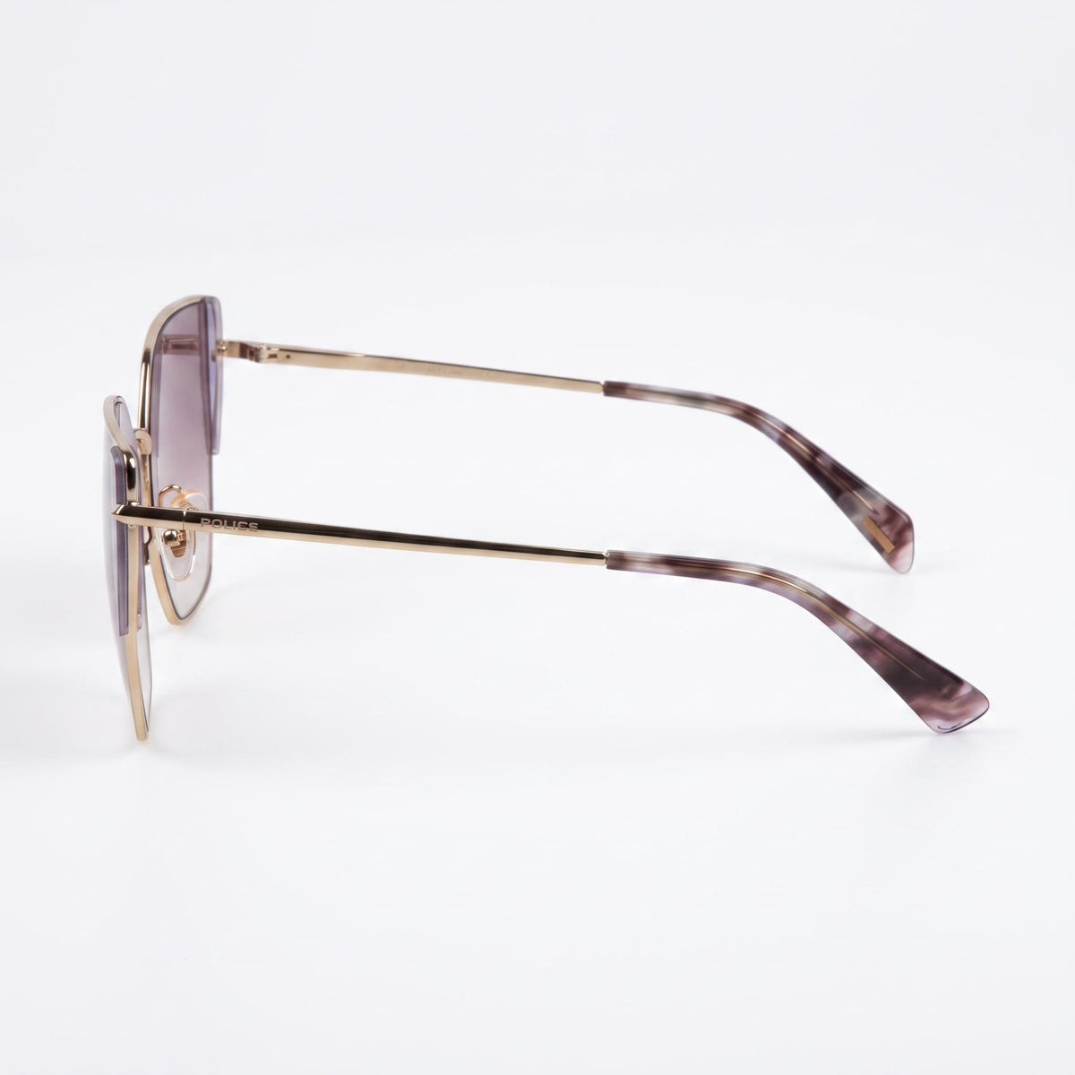 Police SPLL38 Gold Cat Eye Sunglasses for Men, 57mm, Photo 3