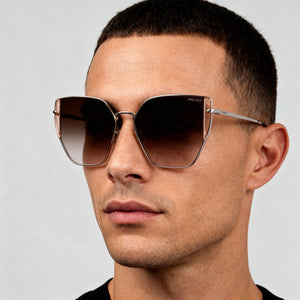 Police SPLL38 Cat Eye Sunglasses Men — side view