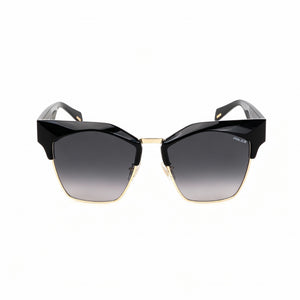 Police Spln59 Square Sunglasses for Women — front view, Metal frame