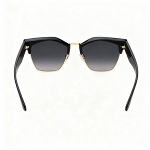Police Spln59 Square Sunglasses Women — side view, Non-Polarized Grey lens