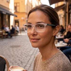 Police Transparent Eyeglasses Unisex — lifestyle wear, office and reading