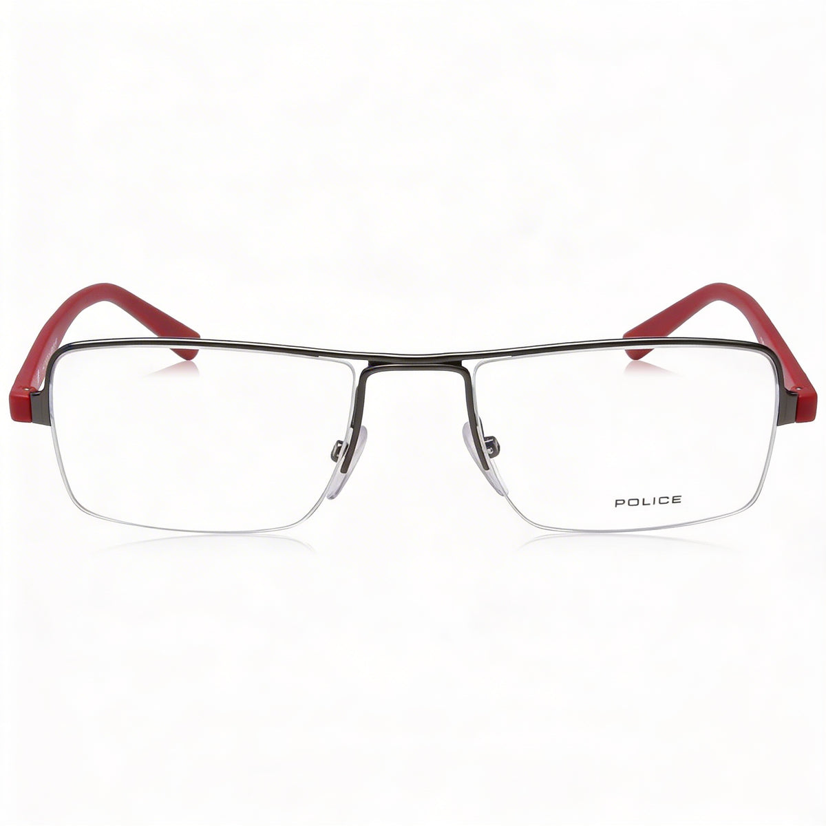 Gafas Rectangulares Rojas Police VPL257 Unisex, Acetato 52mm, Photo 2
