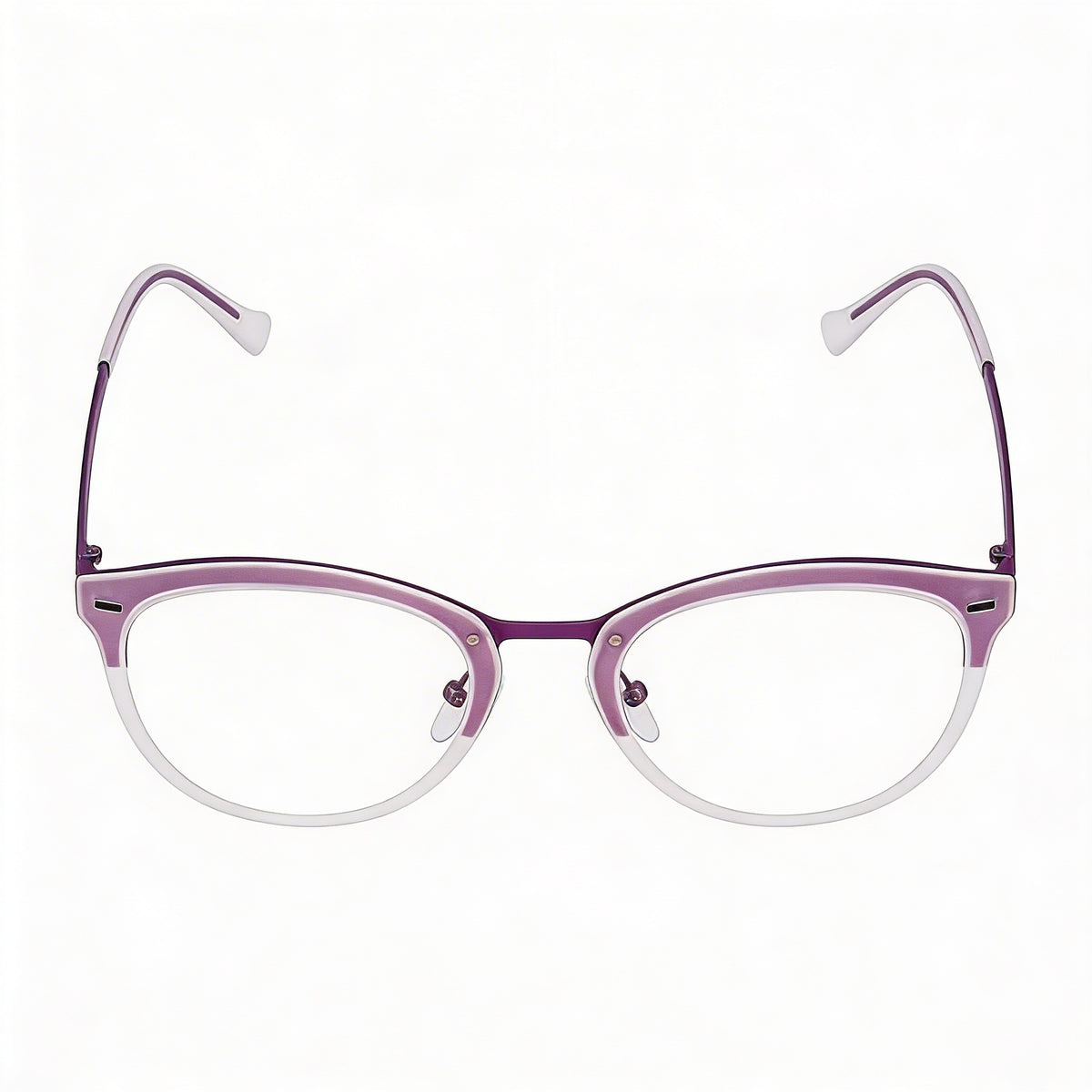 Gafas Ovaladas Violetas Police VPL283 Unisex, Metal 50mm, Photo 2