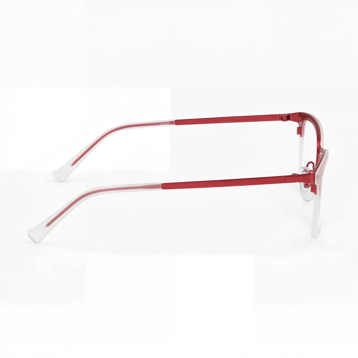 Police VPL2845107L2 Matt Red Rectangle Eyeglasses for Women, 51mm, Photo 2