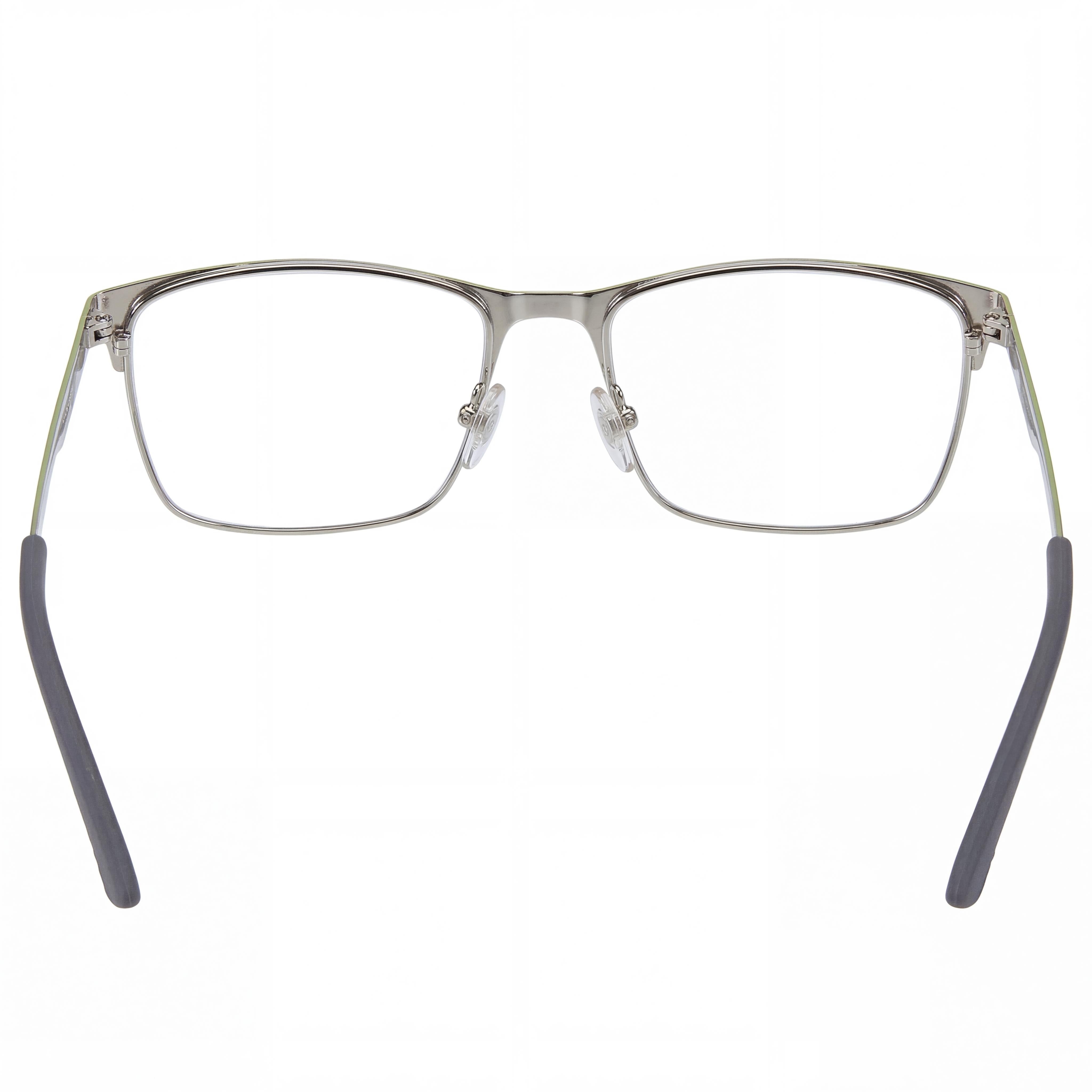 Police VPL698 Silver Square Unisex Eyeglasses, Metal 54mm, Photo 3
