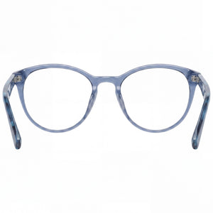 Police VPL764 Rectangle Eyeglasses for Women — interior view, Polycarbonate demo lenses
