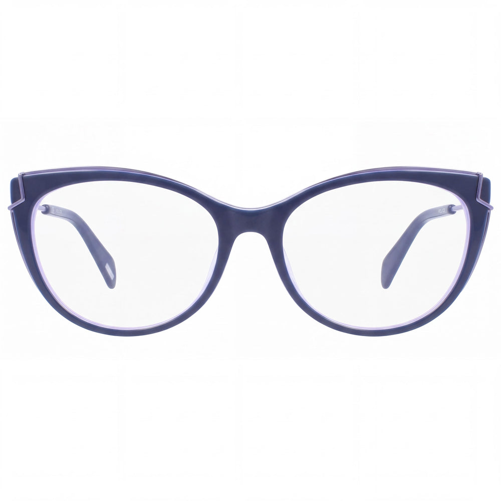 Police Vpla89 Cat Eye Eyeglasses for Women — front view, Acetate