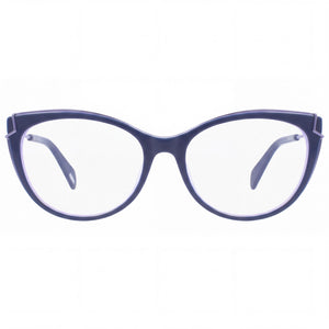 Police Vpla89 Cat Eye Eyeglasses for Women — front view, Acetate