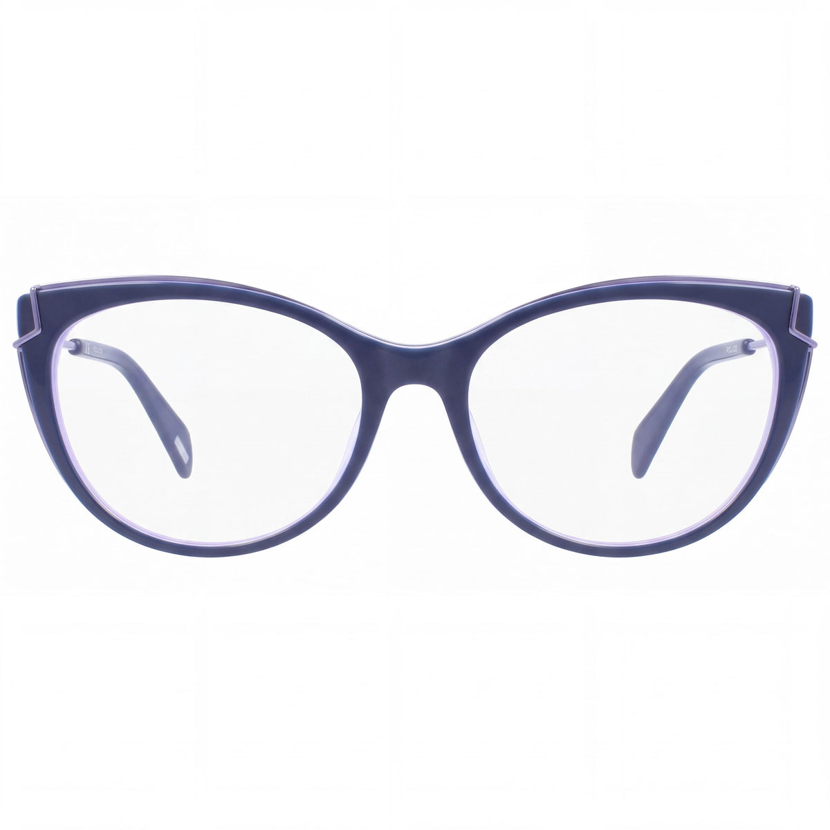 Police Vpla89 Blue Cat Eye Eyeglasses for Women, 54mm, Photo 2