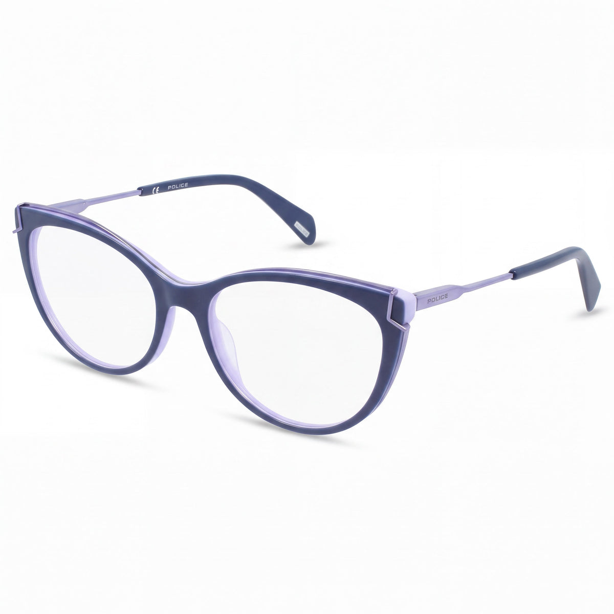 Police Vpla89 Blue Cat Eye Eyeglasses for Women, 54mm, Photo 1