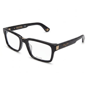Police VPLE36N Black Rectangle Eyeglasses for Men, Plastic frame