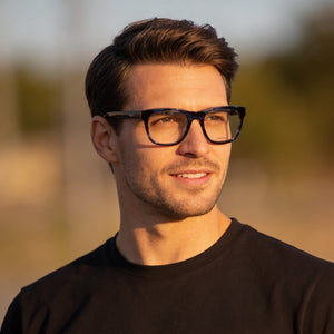 Police VPLE37 Blue Eyeglasses Men — lifestyle wear, office and reading