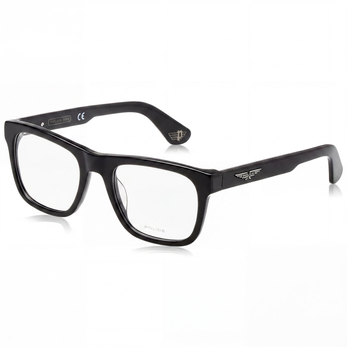 Gafas de sol rectangulares unisex Police VPLE37N, negras, de plástico, 52 mm, Photo 1