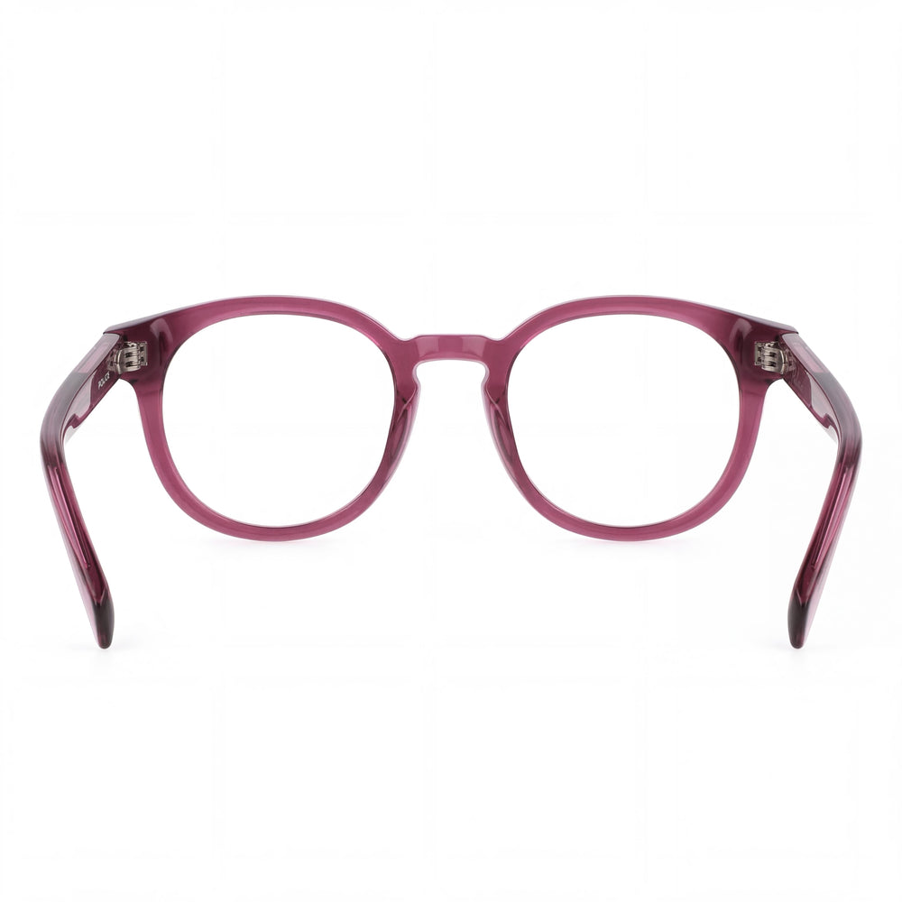 Police Modern Women's Bordeaux Acetate Optical Eyeglasses - 48mm Lens, 20mm Bridge, 135mm Temple
